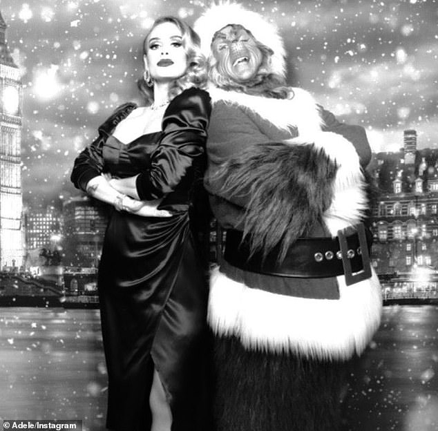 Sensation: Her birthday picture marked Adele's first Instagram upload since she stunned the world with her new svelte frame in photos from her Christmas party last year
