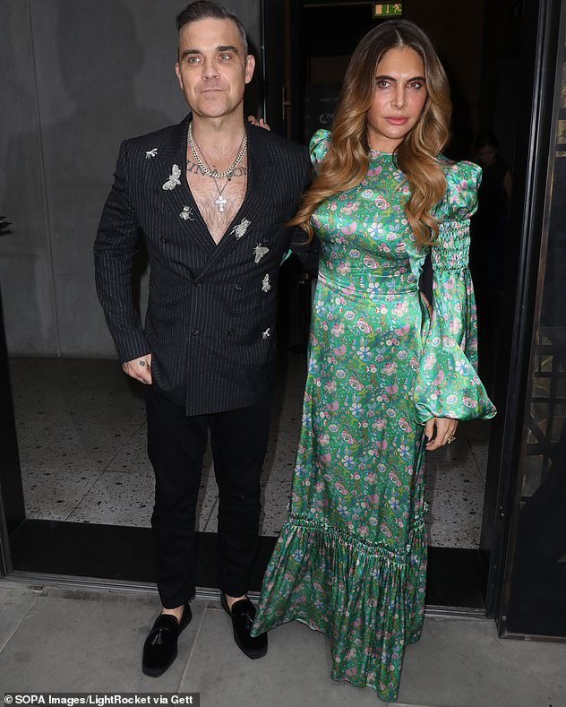 As seen last year: Last June the Sun reported Adele was doing reformer Pilates with trainer Ayda Field (right) who has been married to Robbie Williams (left) of Take That fame since 2010