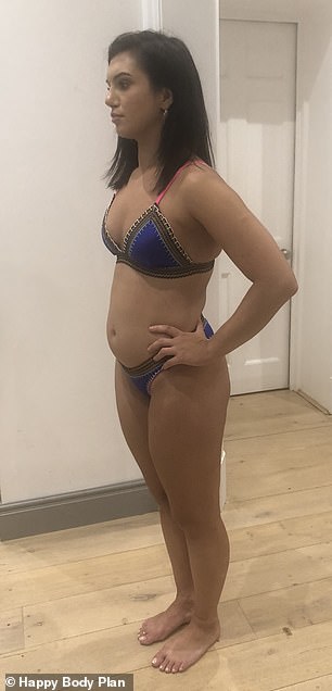 Before and after: Alexandra shocked fans by unveiling her new slimmed-down figure earlier this year (pictured before weight loss)