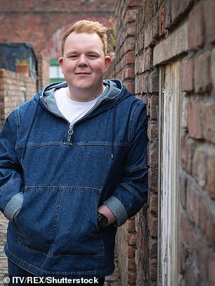 Before: Colson pictured in the soap in 2019