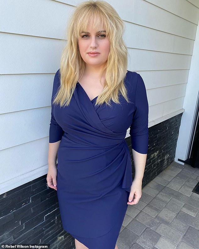Health: Last month, Rebel highlighted her weight loss as she shared several photos to Instagram of her slimmer frame in a tight blue wrap dress