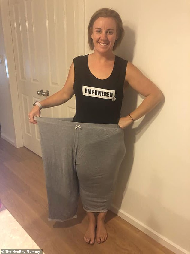 South Australian mother Hannah Pech, 35, was at her unhappiest when she weighed 111kilograms