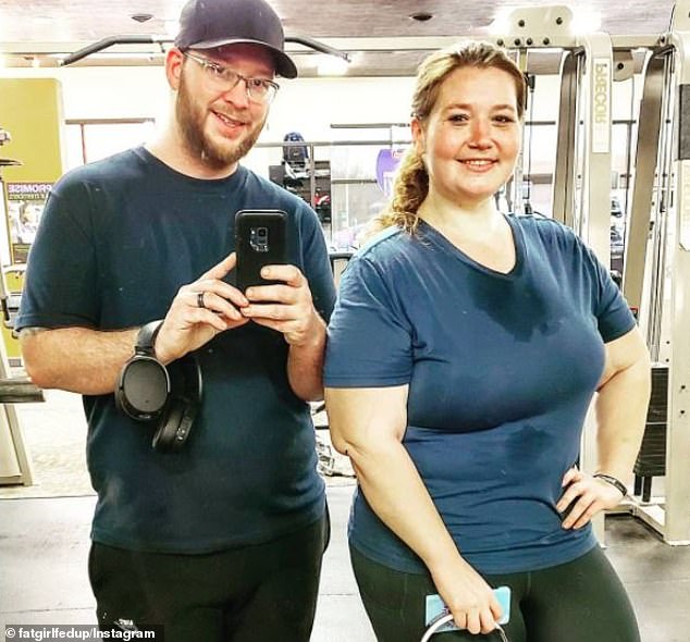 Lexi and Danny (pictured in February 2021) shot to fame in 2016 after their weight loss story went viral
