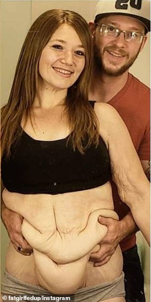 True love: She also said that Danny has always loved and supported her no matter what her weight was