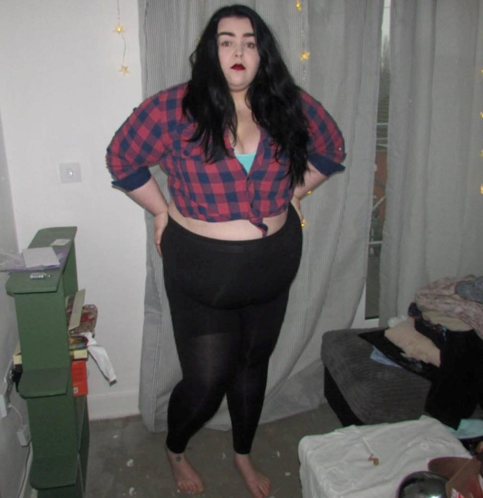 Bullied Clara Barrett says her weight ballooned in her 20s. (SWNS)