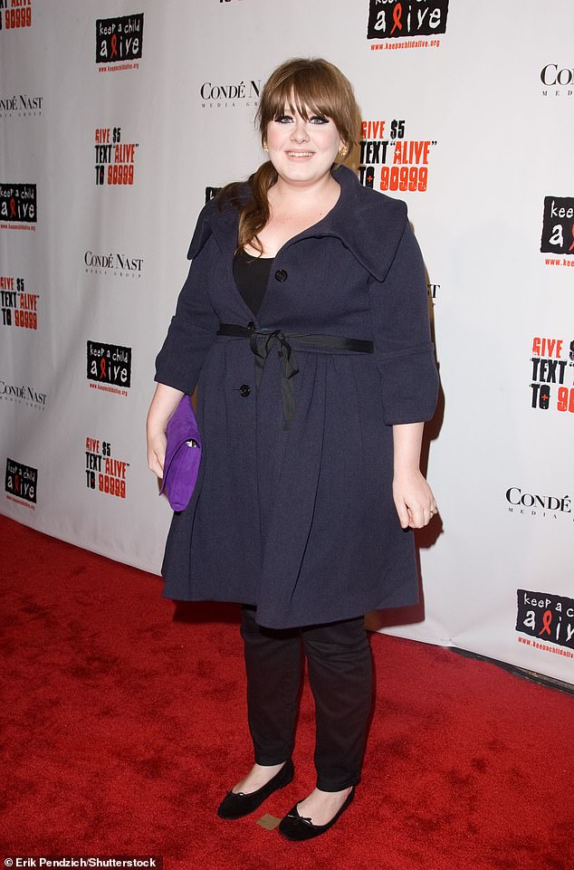 Struggles: Addressing the backlash, she explained that she had shed the pounds for 'myself', after anxiety struggles (pictured November 2008)