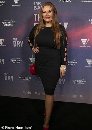 Sarah is seen on the red carpet in December 2020