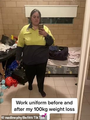 Before surgery, the mum struggled with binge eating and disordered eating as she battled with weight fluctuations but is learning to maintain a healthy and balanced relationship with food